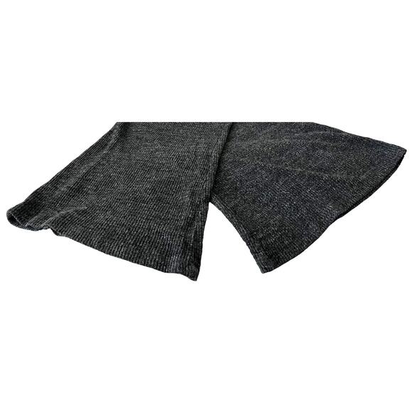 WILD FABL HI-RISE KNIT PANTS, WOMENS, 14 (TALL), HEATHER GRAY, WIDE LEG, PULL-ON - Picture 7 of 9